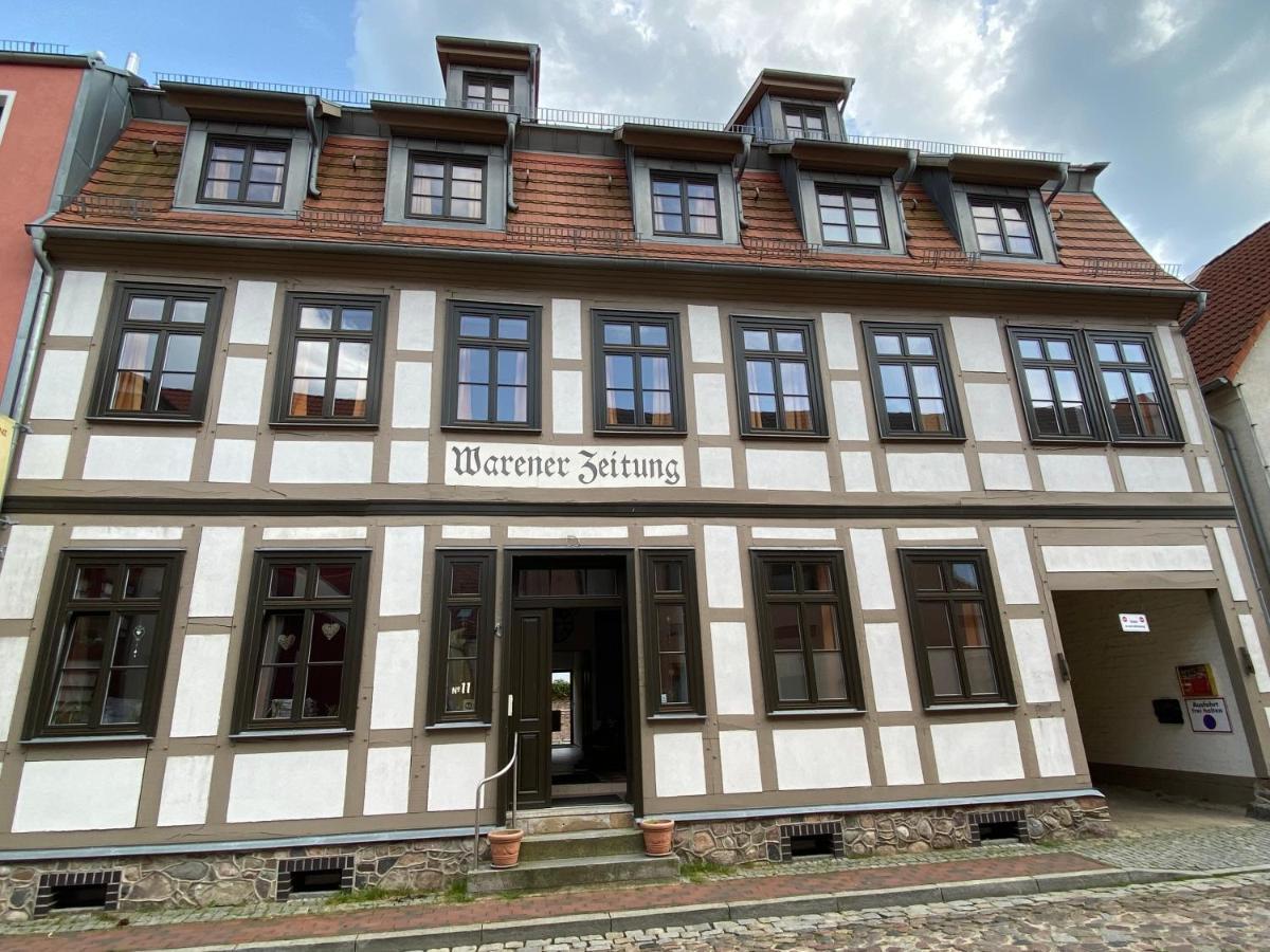 Hotel Waren-Alte Warener Zeitung Exterior foto