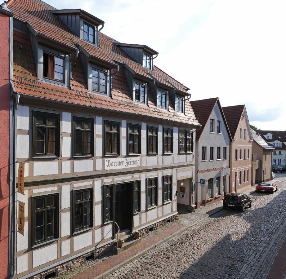 Hotel Waren-Alte Warener Zeitung Exterior foto