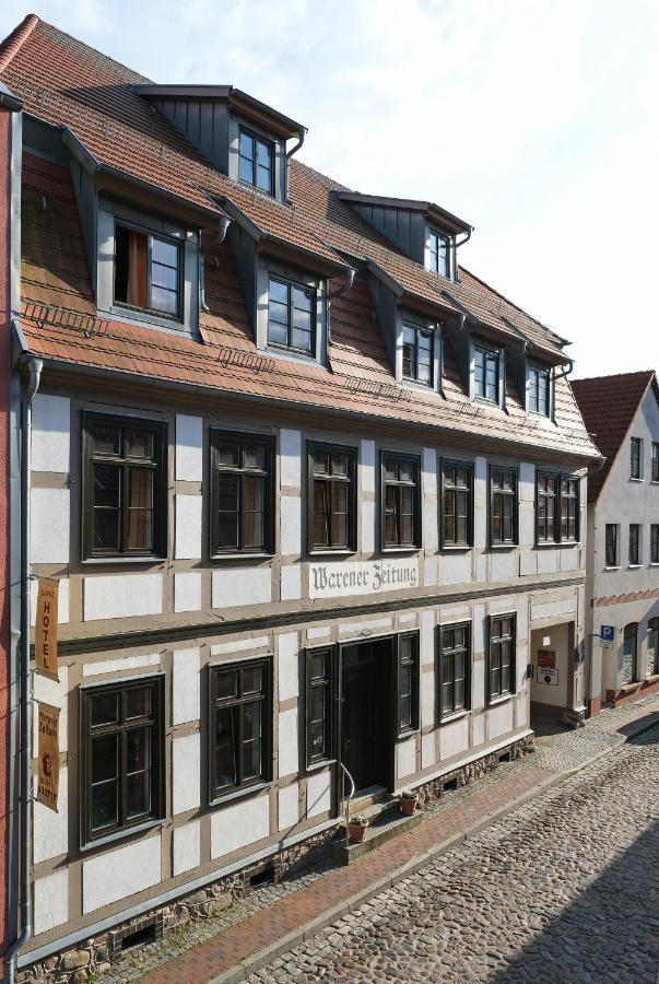 Hotel Waren-Alte Warener Zeitung Exterior foto